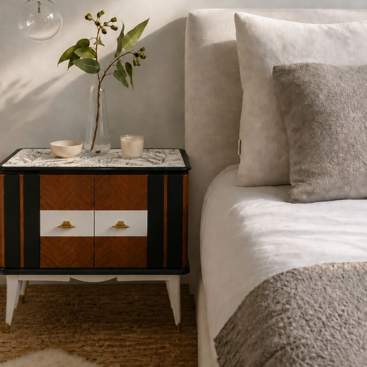 Coppia di Comodini "In Bianco e Nero" – Image 13