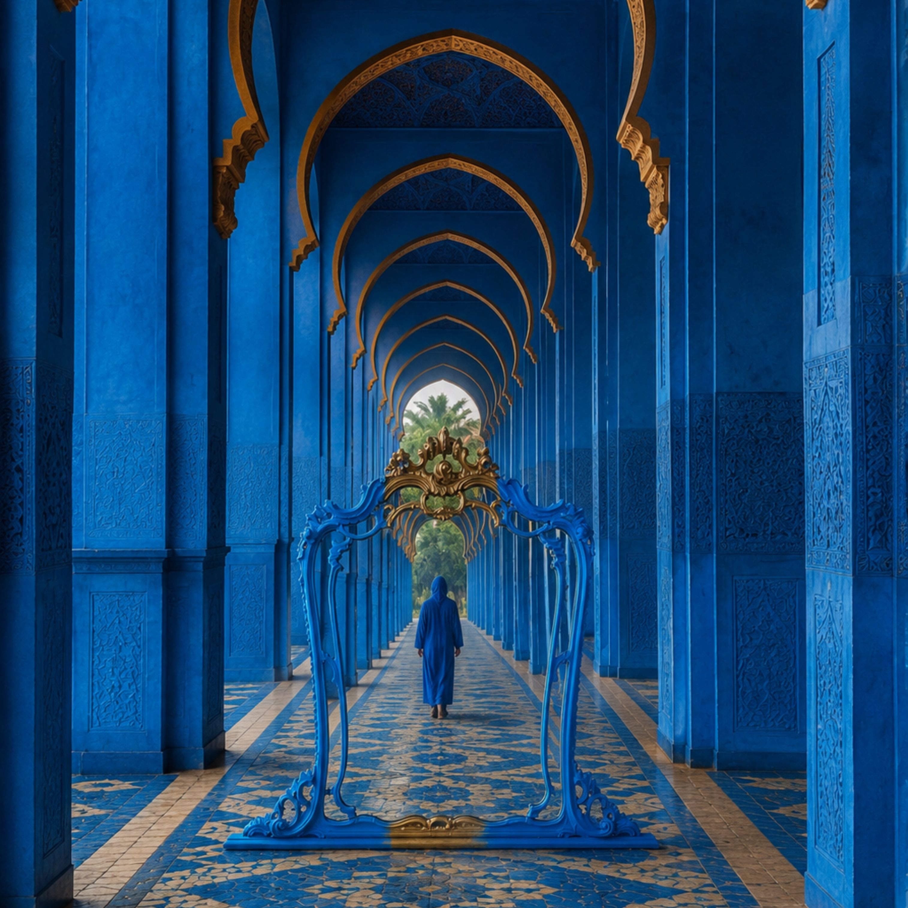 Specchio "Blu Riad" – Immagine 2
