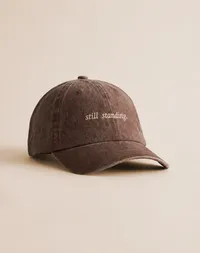 Still Standing Brown Baseball Hat – Image 1