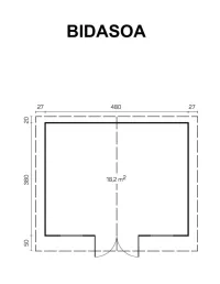 Casă de grădină BIDASOA 28 mm - STANDARD – Image 3