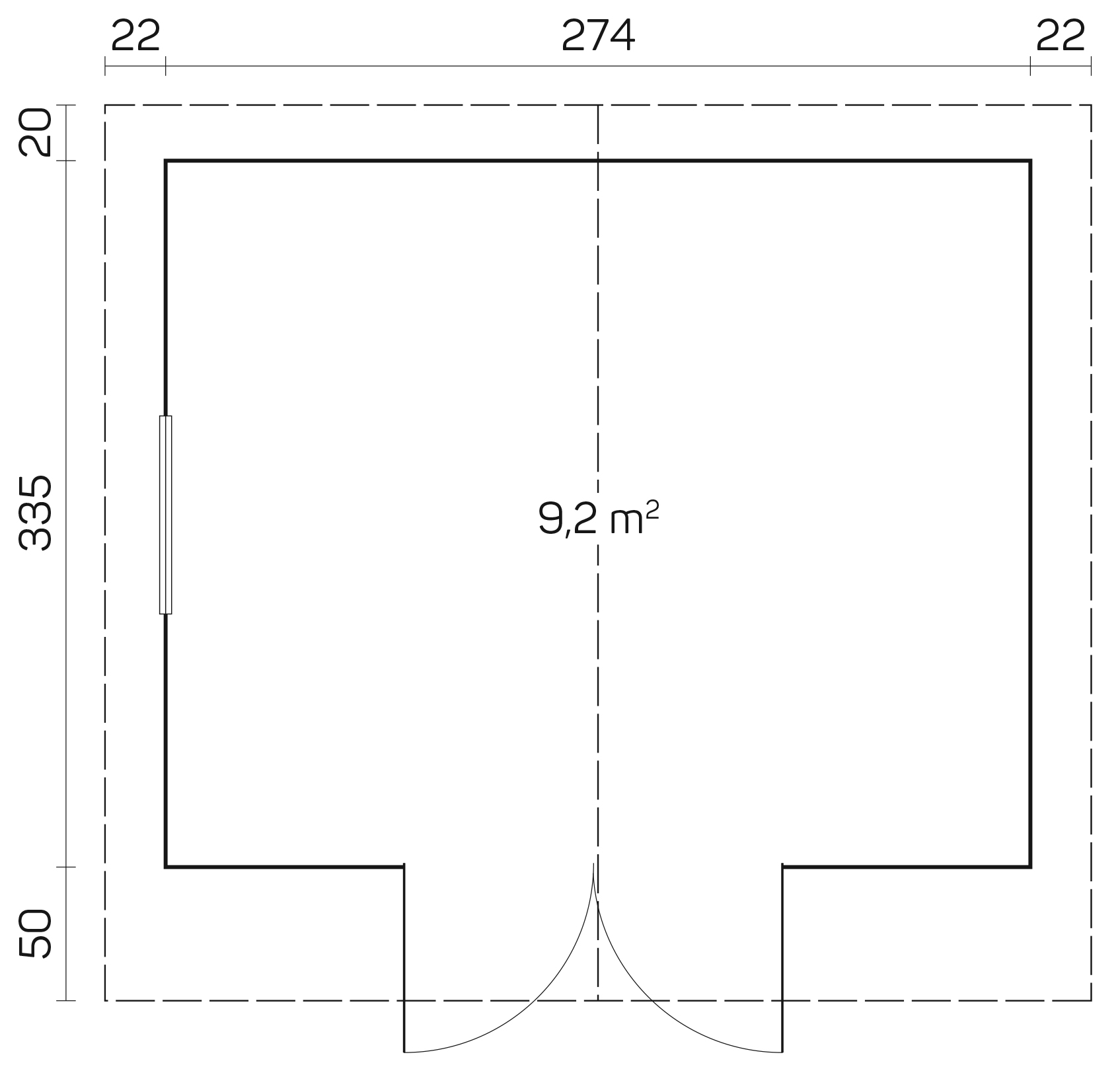 Casă de grădină ALABAMA 28 mm - STANDARD – Image 3