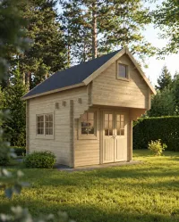 Casă de grădină BUNKIE HUDSON cu loft 40 mm - STANDARD – Image 1