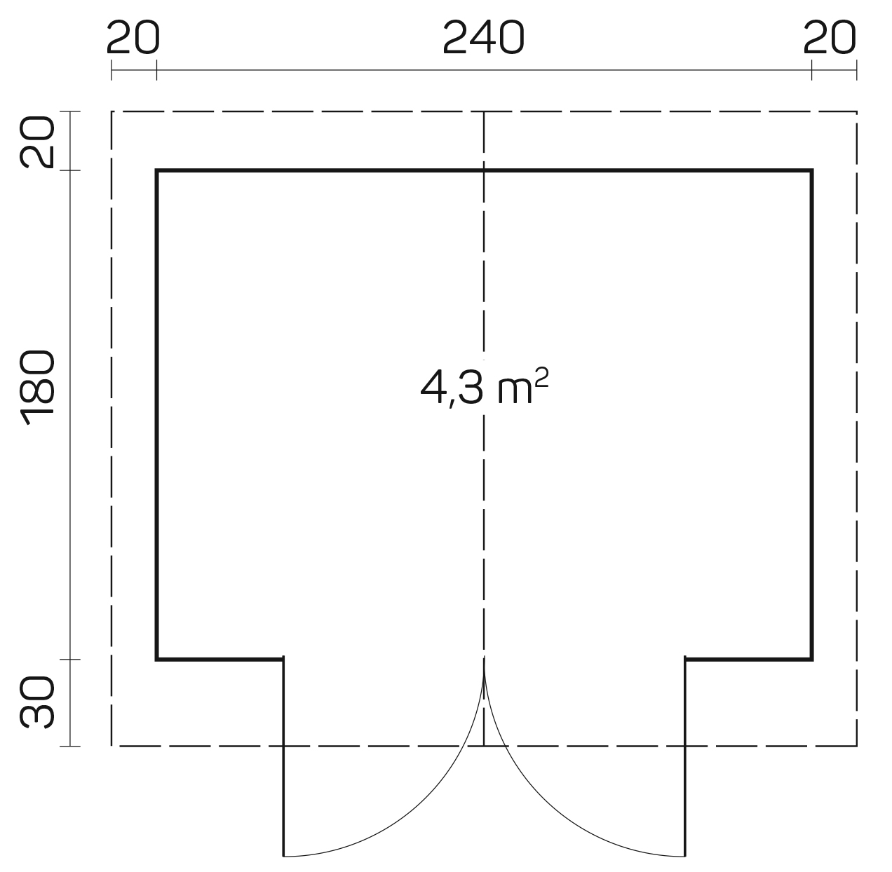 Casă de grădină CAROL 28 mm - STANDARD – Image 4