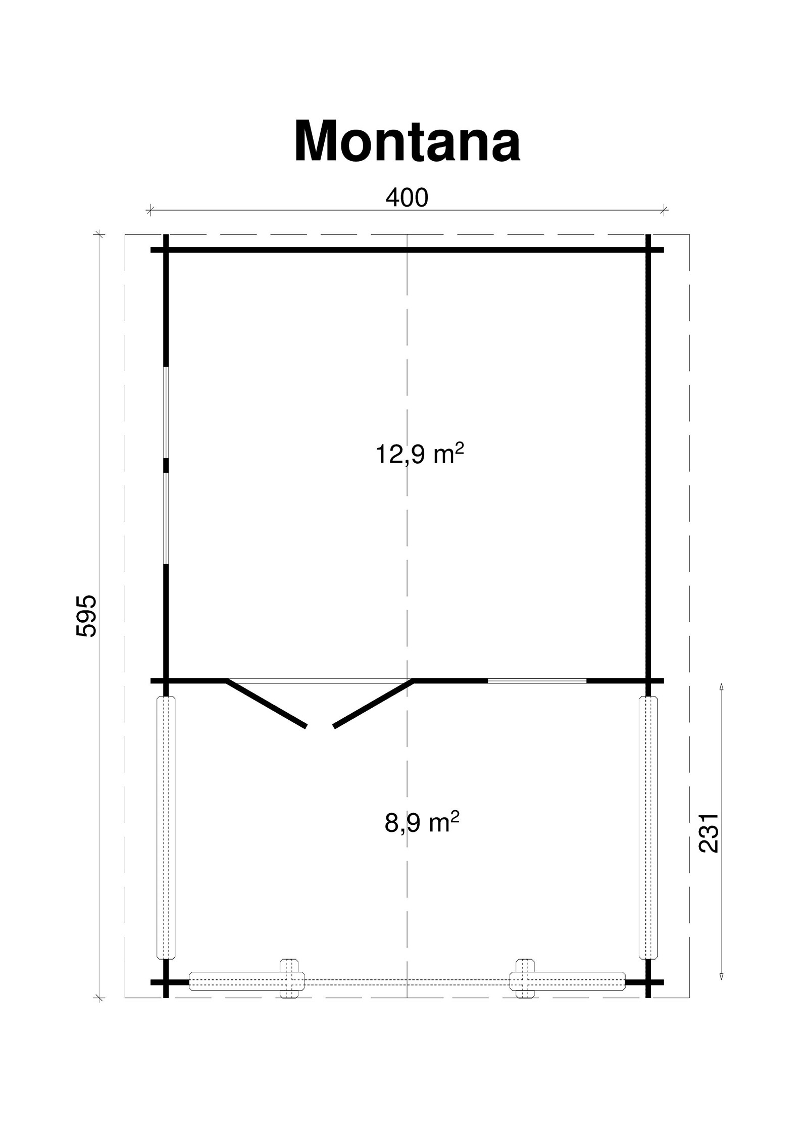 Casă de grădină MONTANA  40 mm - STANDARD – Image 3