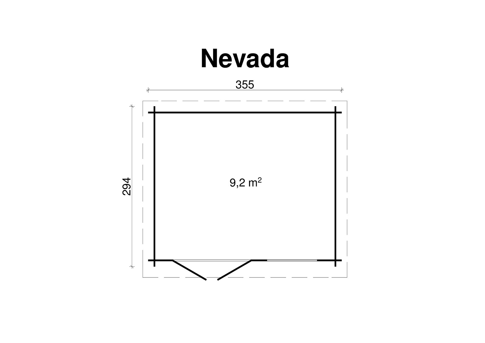 Casă de grădină NEVADA 28 mm - STANDARD – Image 3