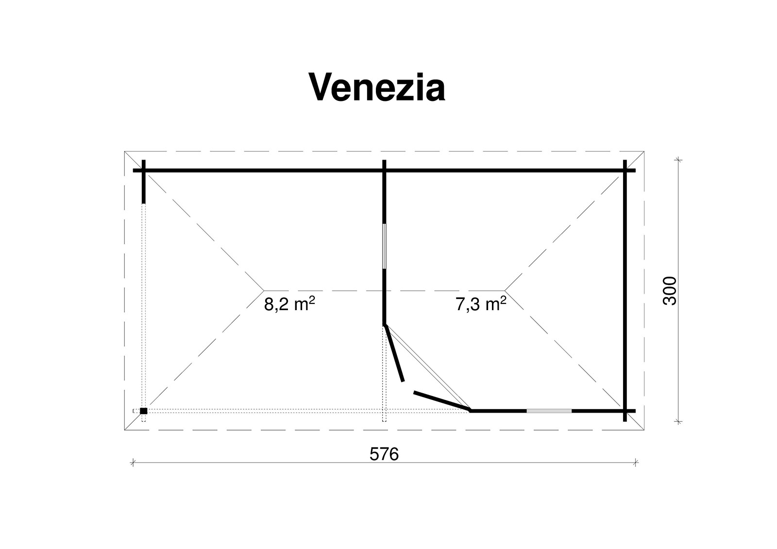 Casă de grădină VENEZIA  40 mm - STANDARD – Image 4