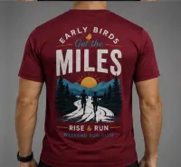 T-Shirt | Early Birds Get The Miles – Image 5