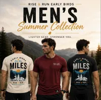 T-Shirt | Early Birds Get The Miles – Image 1