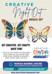 Mosaic Butterfly Craft Workshop | March 25, 2027 – Image 2