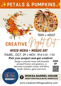 Creative Pumpkin Mosaic Craft Workshop | Oct. 29 & Nov. 19 – Image 2