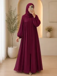 5 Piece Premium Abaya Set – Image 1