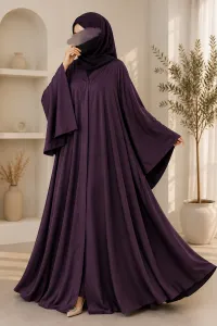 Purple - Umbrella style abaya – Image 1