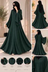 Green - Umbrella style abaya – Image 1