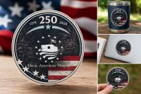 America 250th Anniversary GAO Sticker – Image 2