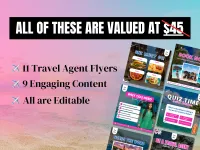 20 Customizable Travel Agent Flyers – Image 5