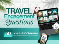 Travel Engagement Questions Social Media Templates – Image 1