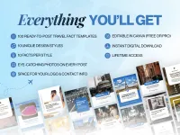 Travel Facts Social Media Templates – Image 6