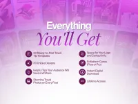 Travel Tips Social Media Templates – Image 5
