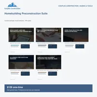 Homebuilding Preconstruction Suite – Image 1