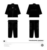ALKIMI ADULT TRANSCEND KIMONO - BLACK – Image 1