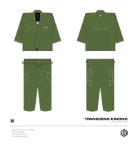 ALKIMI ADULT TRANSCEND KIMONO - OLIVE – Image 1