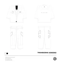 ALKIMI ADULT TRANSCEND KIMONO -  WHITE – Image 1