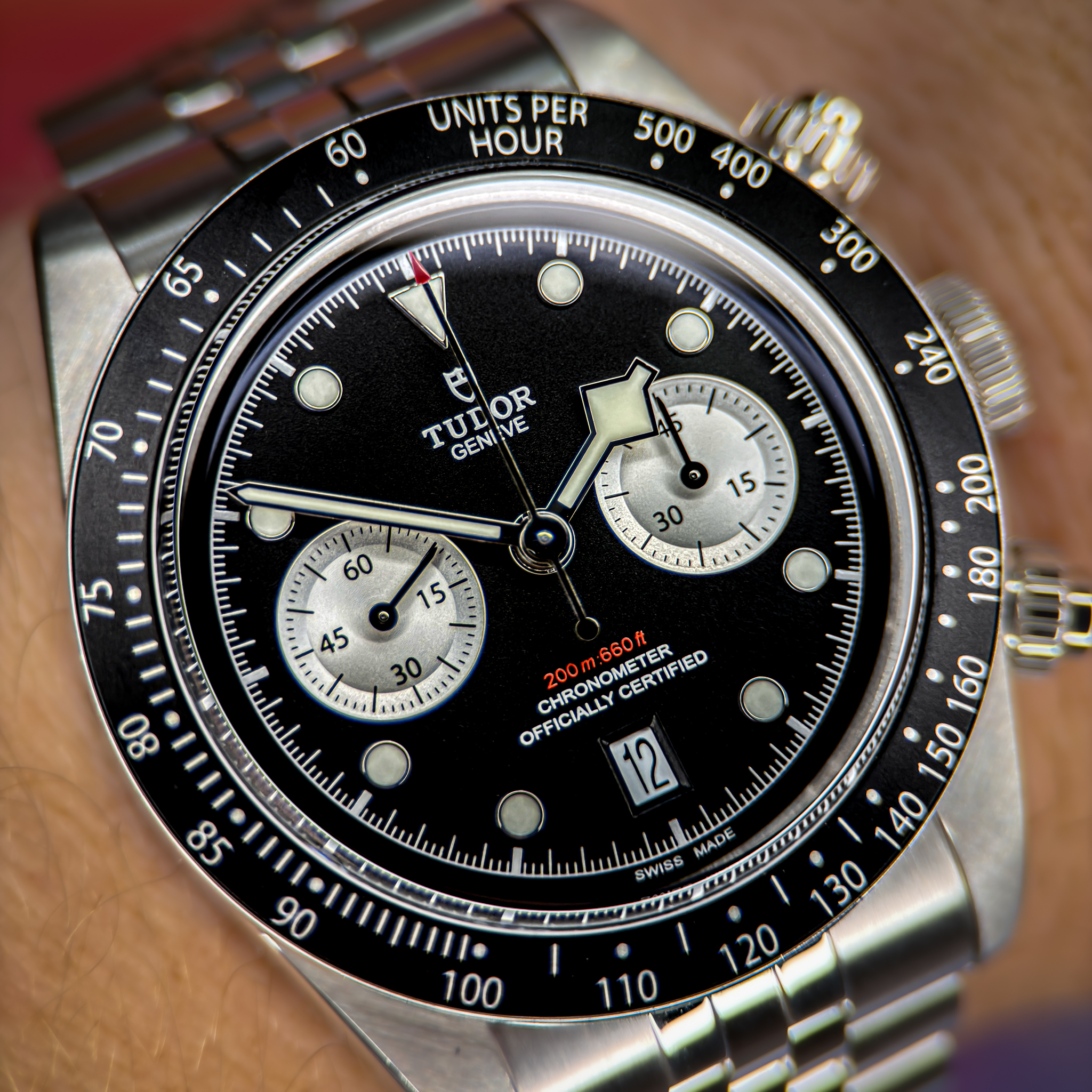 Tudor Black Bay Chronograph Reverse Panda – Ref. 79360N – 41mm – Very Good Condition – Bild 4