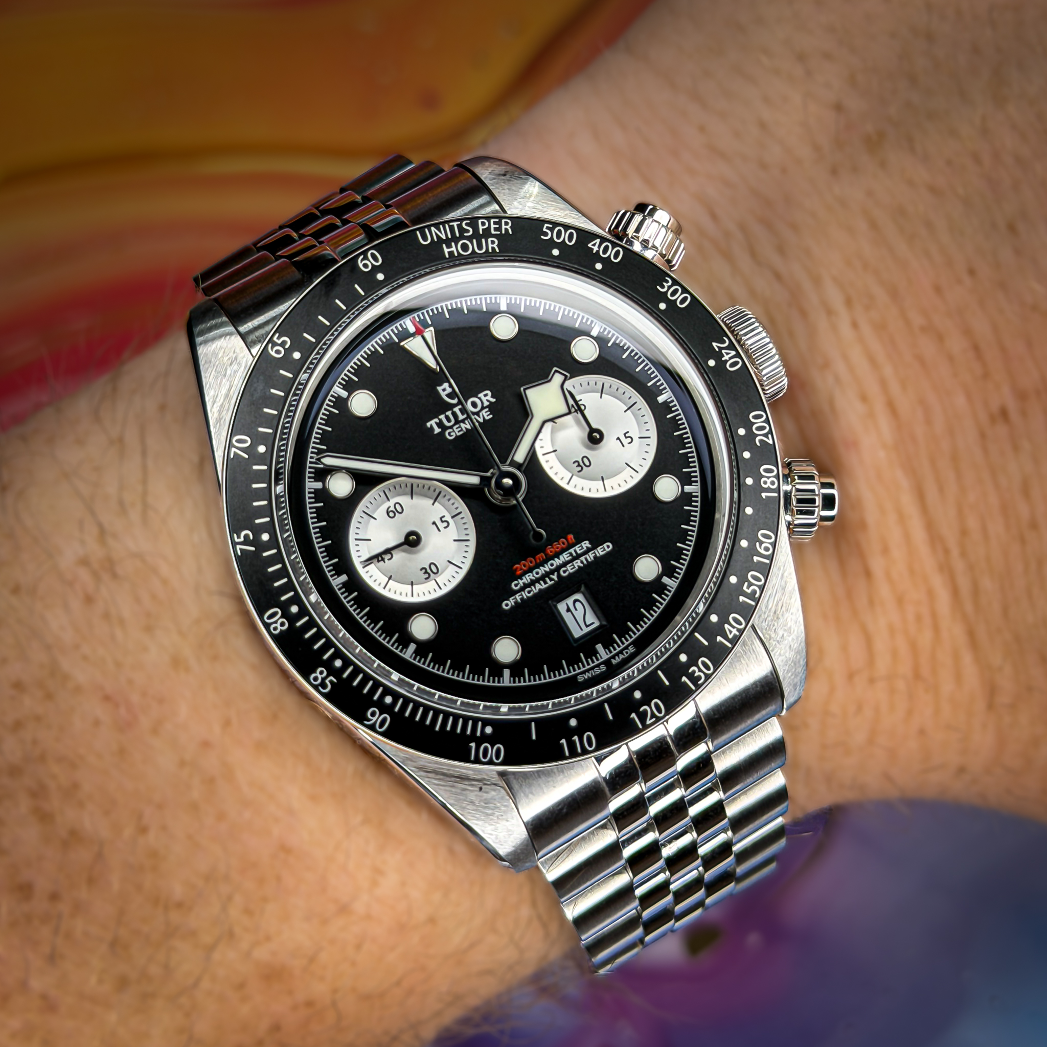 Tudor Black Bay Chronograph Reverse Panda – Ref. 79360N – 41mm – Very Good Condition – Bild 7