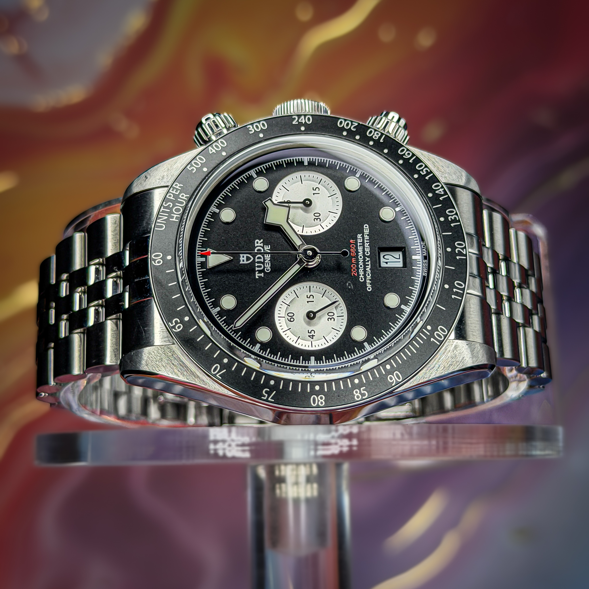Tudor Black Bay Chronograph Reverse Panda – Ref. 79360N – 41mm – Very Good Condition – Bild 6
