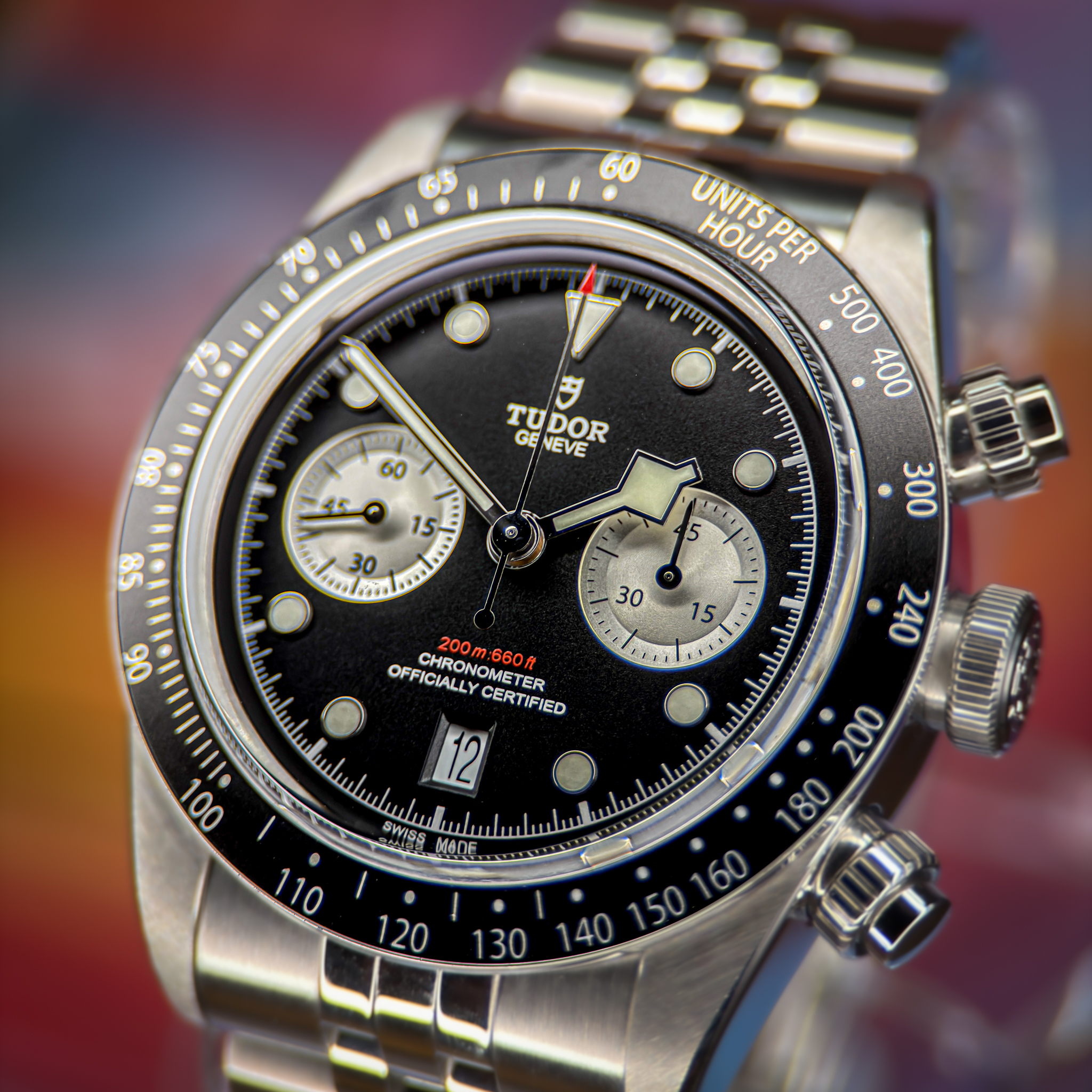 Tudor Black Bay Chronograph Reverse Panda – Ref. 79360N – 41mm – Very Good Condition – Bild 3