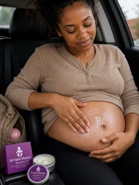 At Ease Mama - Nourishing Belly Butter for Stretch Mark Prevention – Image 5