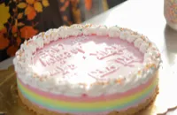 Rainbow Cheesecake – 1 lb (500 g) — Serves 6-8