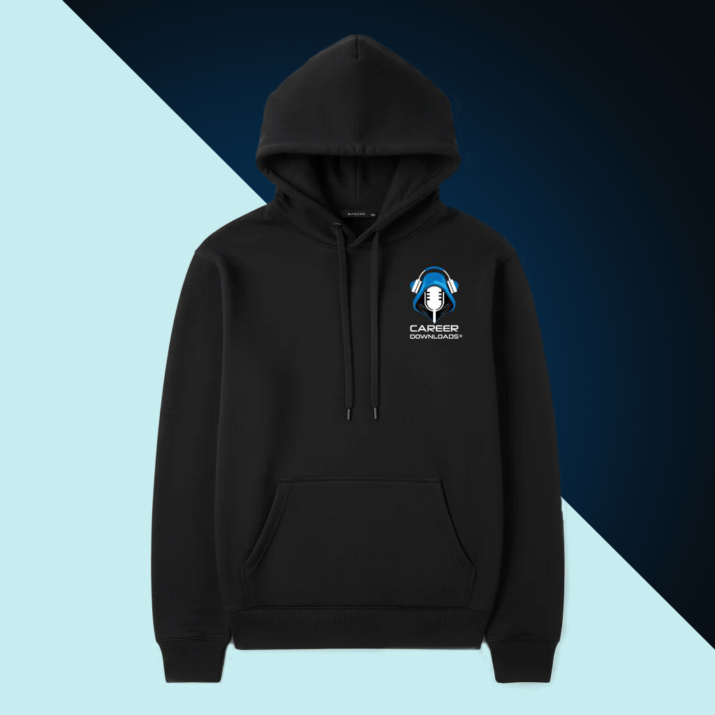 Career Downloads Merch Kit (Hoodie) – X, Black, Blue