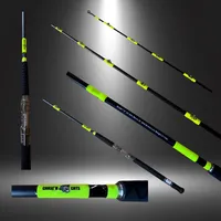 Chase'N Cats ALL GLASS Blank Medium Heavy Power Casting – Matte Black Blank with Chartreuse guide wraps
