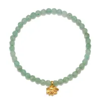 Satya Jewelry Lotus Green Aventurine Bracelet  – Image 1