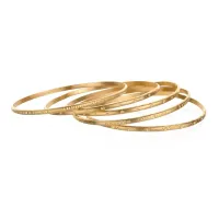 Satya Jewelry Gold Melody Bracelet Bangle – Image 1
