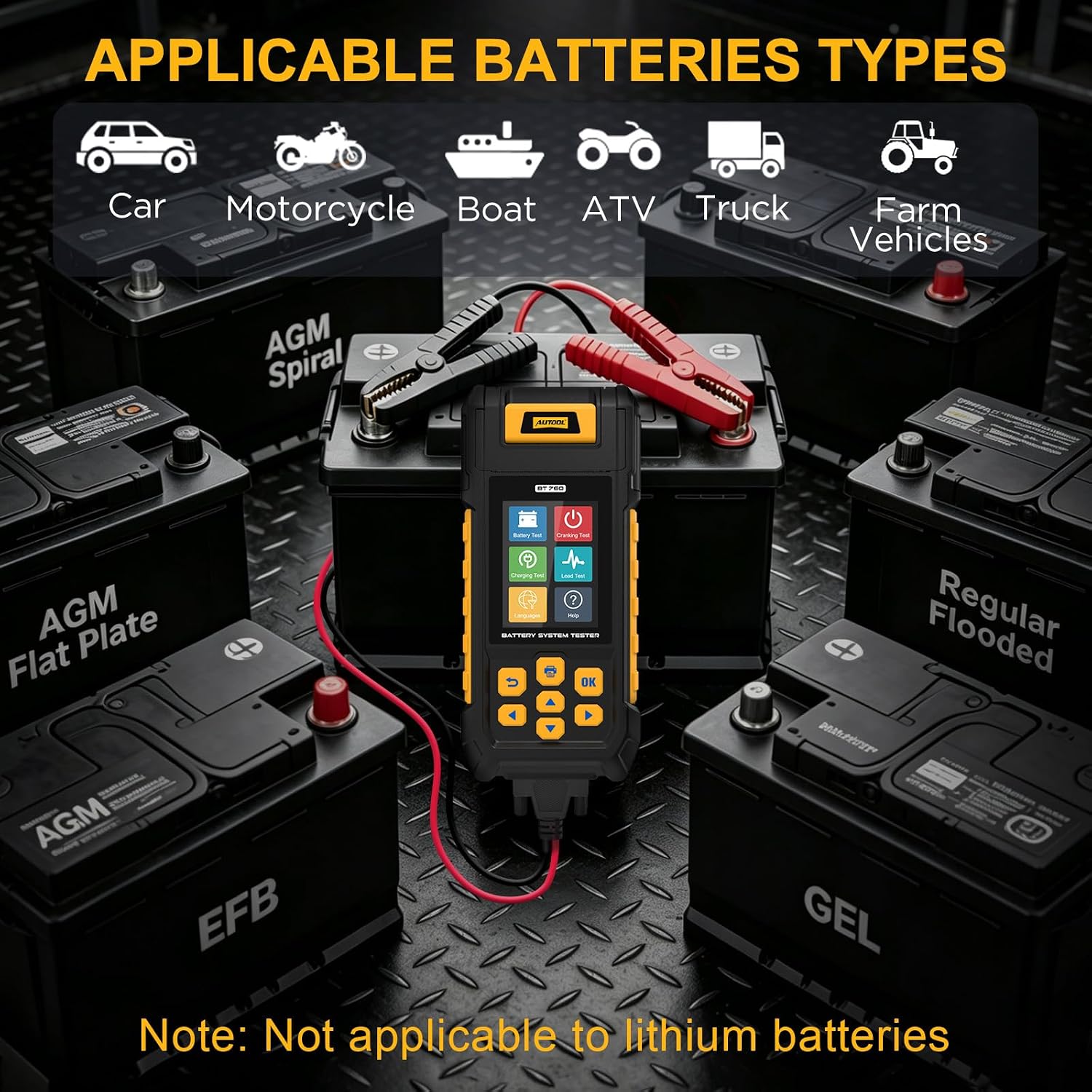 PROBADOR DE BATERÍAS BT760 – Image 2
