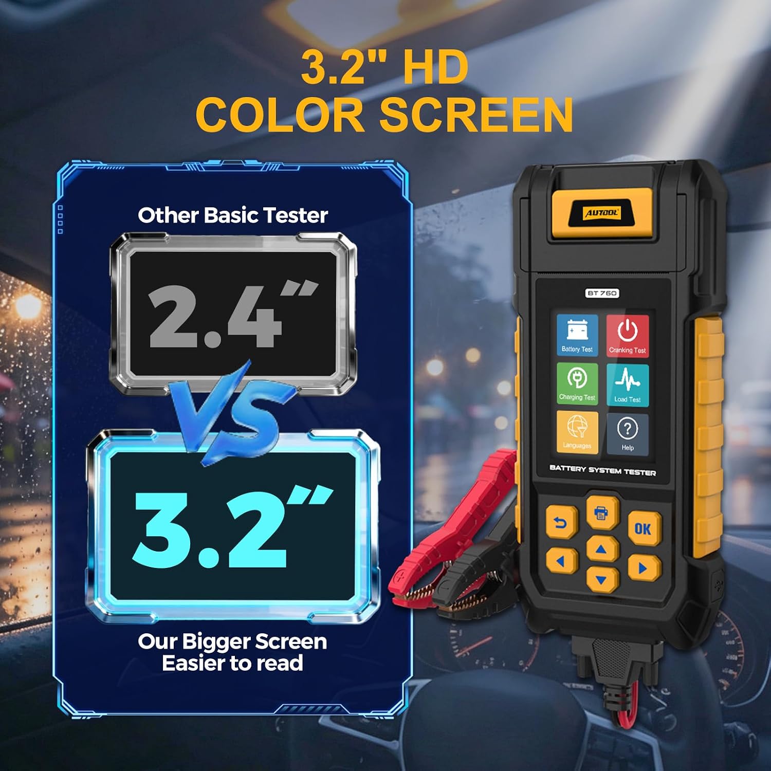 PROBADOR DE BATERÍAS BT760 – Image 4