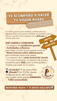 TALLER VISION BOARD 2026 la relación con tu hijo/a adolescente – Image 1