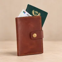The Leather Passport Holder – Image 1