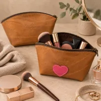 The Leather Makeup Bag – Image 2