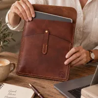 The Leather Laptop Sleeve – Image 3