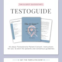 The Q-Spot Quickstart: All about Testosterone Patient Consent, Instructions for use, Q and A for patients guidelines – Image 1