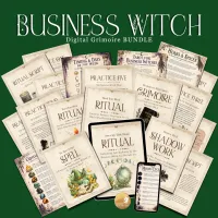 Super Bundle! Hex The Hustle Business Witch Digital Grimoire Bundle – Image 2
