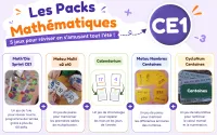 Les Packs Mathématiques – CE1 - Niveau 2