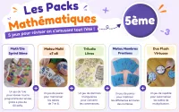 Les Packs Mathématiques – 5ème - Niveau 7