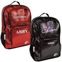 Personalized Chara Glitter Backpack – Image 1