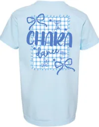 Chara Dance Blue Bow Tee – Image 1