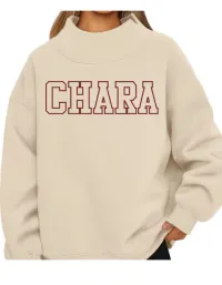 Chara Mock Neck Sweatshirt – Image 1