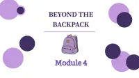 Mini Course: Beyond the Backpack – Image 1
